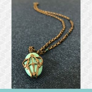 Handmade Turquoise Filigree Pendant Necklace